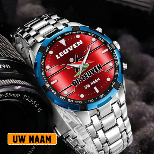 OH Leuven – Aurora-uurwerk Speciale Editie met Je Naam OH Leuven – Aurora-uurwerk Speciale Editie met Je Naam