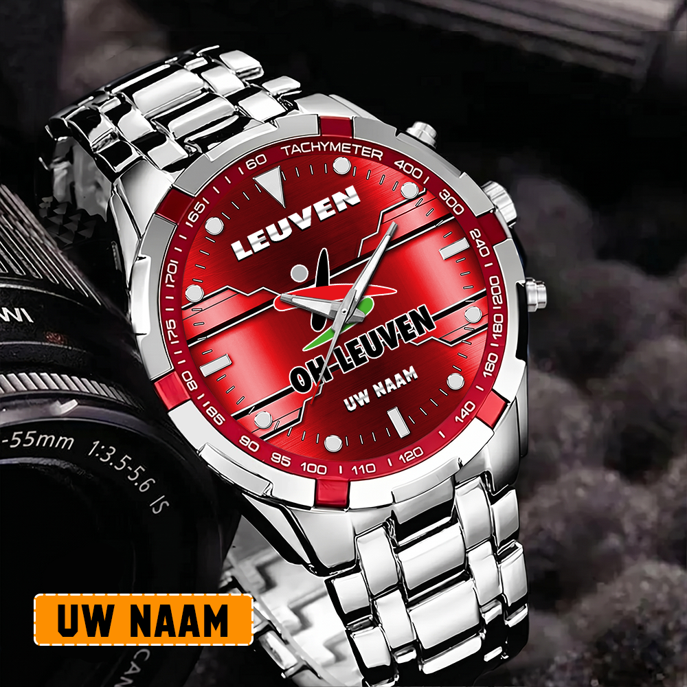 OH Leuven – Aurora-uurwerk Speciale Editie met Je Naam OH Leuven – Aurora-uurwerk Speciale Editie met Je Naam