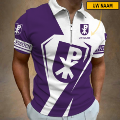 Patro Eisden – Polo shirt met rits Nieuwe stijl met Je Naam