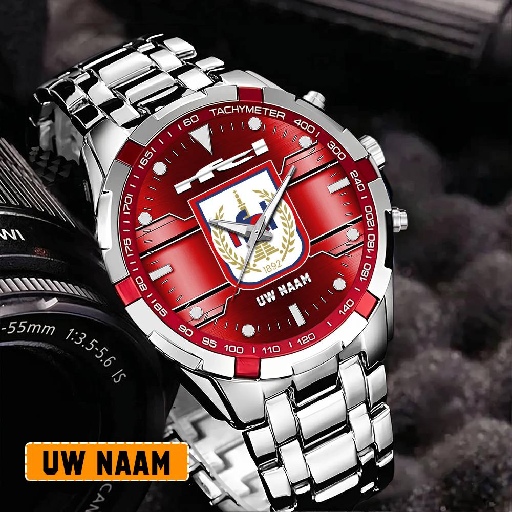 RFC Liège – Aurora-uurwerk Speciale Editie met Je Naam RFC Liège – Aurora-uurwerk Speciale Editie met Je Naam