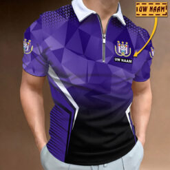 RSC Anderlecht – Polo shirt met rits – nieuwe editie met je naam