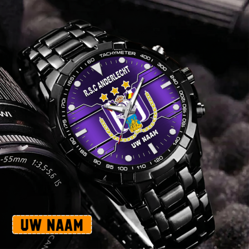 RSC Anderlecht – Aurora-uurwerk Speciale Editie met Je Naam RSC Anderlecht – Aurora-uurwerk Speciale Editie met Je Naam