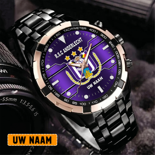 RSC Anderlecht – Aurora-uurwerk Speciale Editie met Je Naam RSC Anderlecht – Aurora-uurwerk Speciale Editie met Je Naam