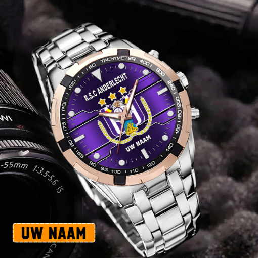 RSC Anderlecht – Aurora-uurwerk Speciale Editie met Je Naam RSC Anderlecht – Aurora-uurwerk Speciale Editie met Je Naam