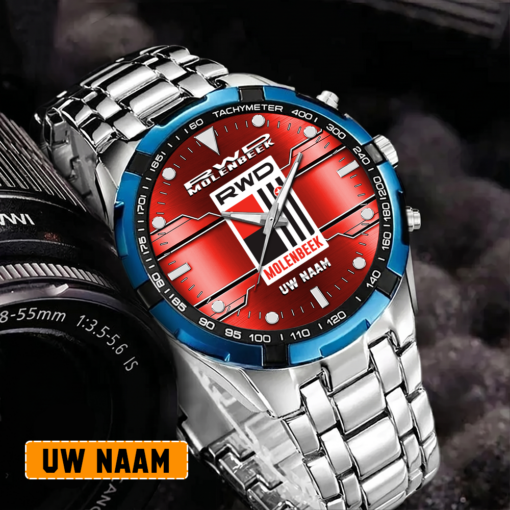 RWD Molenbeek – Aurora-uurwerk Speciale Editie met Je Naam RWD Molenbeek – Aurora-uurwerk Speciale Editie met Je Naam