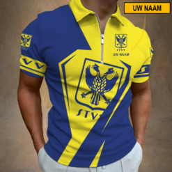 Sint-Truidense VV – Polo shirt met rits Nieuwe stijl met Je Naam