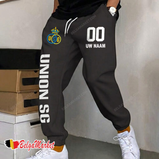 Union SG – Joggingbroek nieuwe editie met aangepaste naam nummer Union SG – Joggingbroek nieuwe editie met aangepaste naam nummer