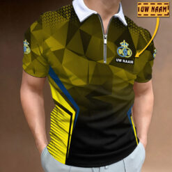 Union Saint-Gilloise – Polo shirt met rits – nieuwe editie met je naam