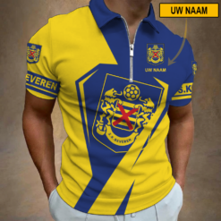 Waasland-Beveren – Polo shirt met rits Nieuwe stijl met Je Naam